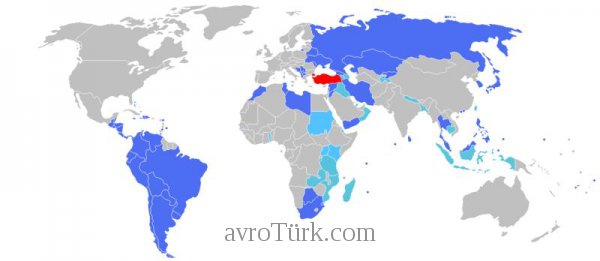 Türkiye Vize Haritası