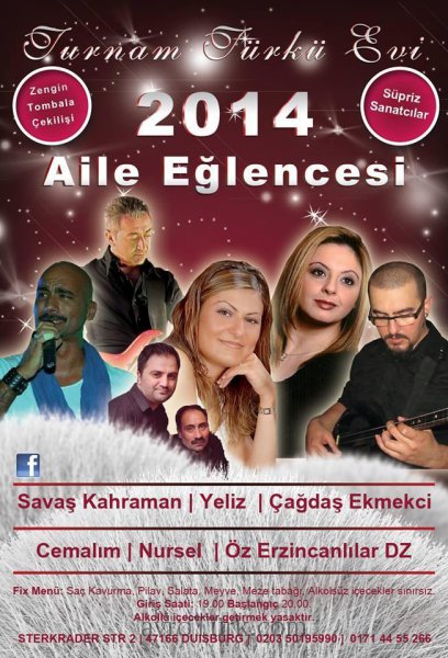Turnam Türküevi 2014 Yılbaşı Eğlencesi
