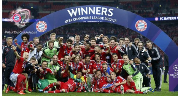 Bayern Münih 2013 Şampiyonlar Kümesi Birincisi