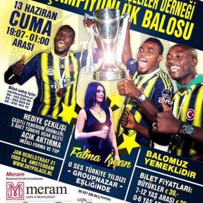 Hollanda Fenerbahçeliler derneği 2014 Şampiyonluk gecesi