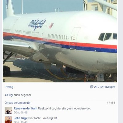 Volendamlı Cor Pan Ukrayna'da düşürülen Malezya uçağına binmeden önce şaka yapmıştı...