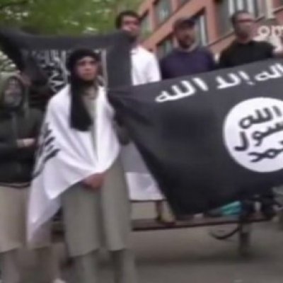 Hollanda'da IŞİD göstericileri