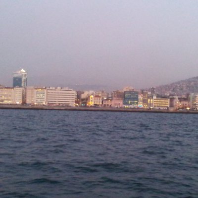 Konak-Karşıyaka vapurundan Alsancak görünümü
