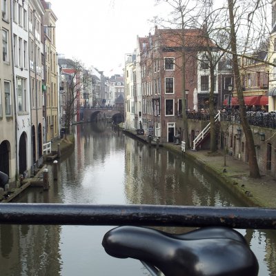 Utrecht'te kanaldan başka bir görüntü